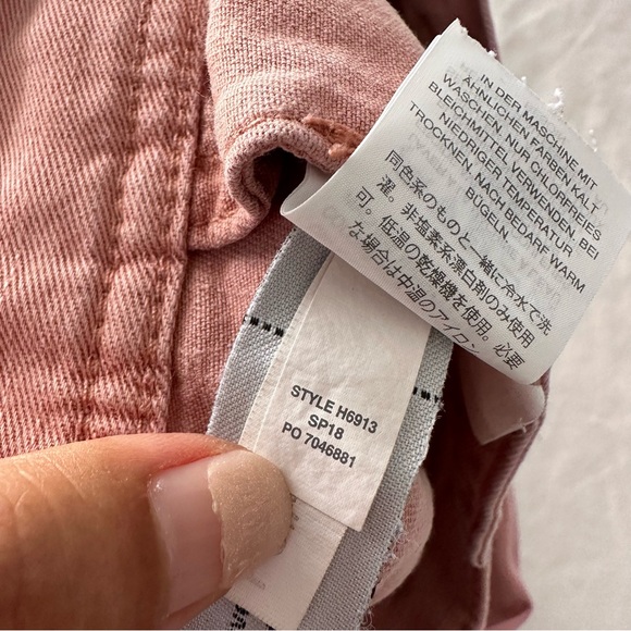 Madewell x As Ever Brancusi Pink Wide Leg High Waist Pants Size 25 - Picture 14 of 14